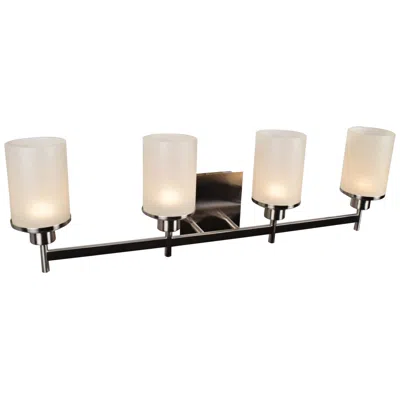 Access Perch 31" Wide Brushed Steel 4-light Led Bath Light