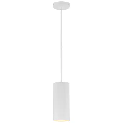 Access Pilson 4 1/2" Wide Matte White Led Mini Pendant