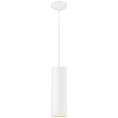 Access Pilson 4 3/4" Wide Matte White Mini Pendant
