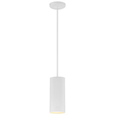 Access Pilson Medium Matte White Pendant With Rigid Stem