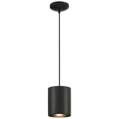 Access Pilson Xl 6" Wide Matte Black Mini Pendant