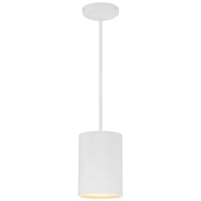 Access Pilson Xl 6" Wide Matte White Short Rigid Stem Mini Pendant