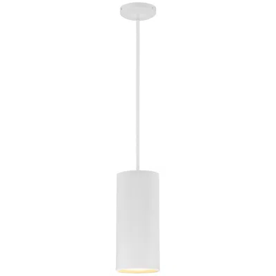 Access Pilson Xl 6" Wide Matte White Tall Rigid Stem Mini Pendant