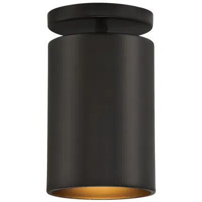 Access Pint 4 1/2" Wide Matte Black Led Outdoor Ceiling Light