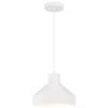 Access Poly 11" Wide Matte White Mini Pendant