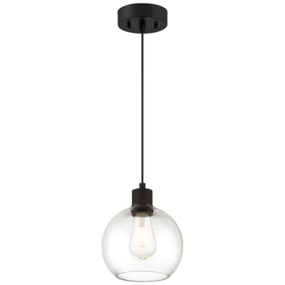 Access Port Nine 7 1/2" Wide Matte Black Led Mini Pendant