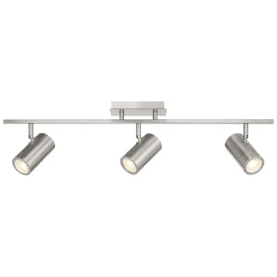 Access Prado 28" Wide 3-light Brushed Steel Led Track