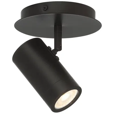 Access Prado 5" Wide Matte Black Led Flush Mount
