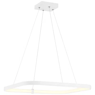 Access Ravello Dual Voltage 24" Led Pendant - Matte White