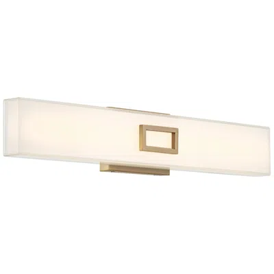 Access Restore 24 3/4"w Antique Brushed Brass Led Vanity Bath Light