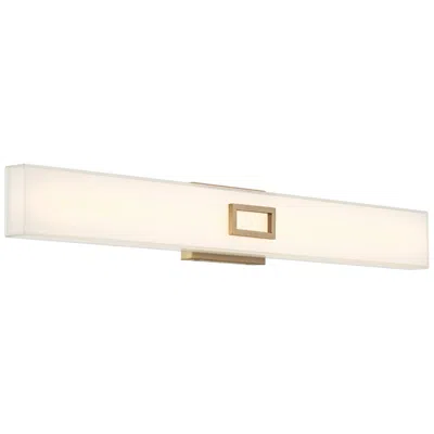 Access Restore 36" Wide Antique Brushed Brass Led Bath Light