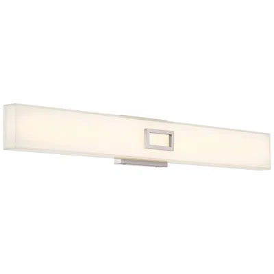 Access Restore 36" Wide Brushed Steel Led Vanity Bath Light