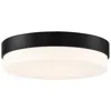Access Roma 14" Wide Led Matte Black Flush Mount Ceiling Light