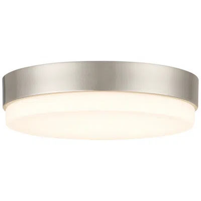 Access Roma Minimus 7" Wide Brushed Steel Led Flush Mount