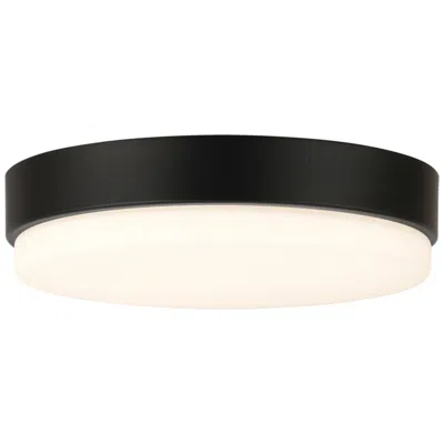 Access Roma Minimus 7" Wide Matte Black Led Flush Mount
