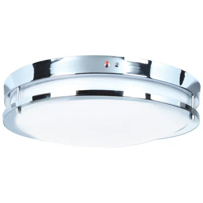 Access Solero Em - Led Emergency Backup Flush Mount - 14" - Chrome Finish
