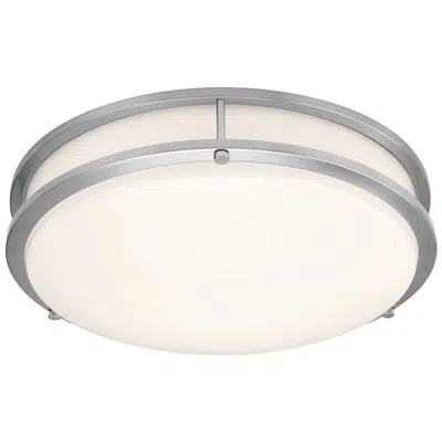 Access Solero Ii 14" Led Flush Mount - Brushed Steel
