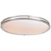 Access Solero - Oval Led Flush Mount - Brushed Steel - Acrylic Lens Diffuser