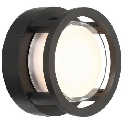 Access Spoke 5 1/4" High Black Led Ada Outdoor Wall Light