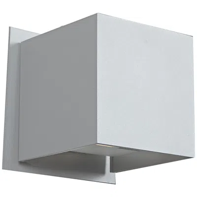 Access Square 4 1/4" High Led White Medium Outdoor Wall Light