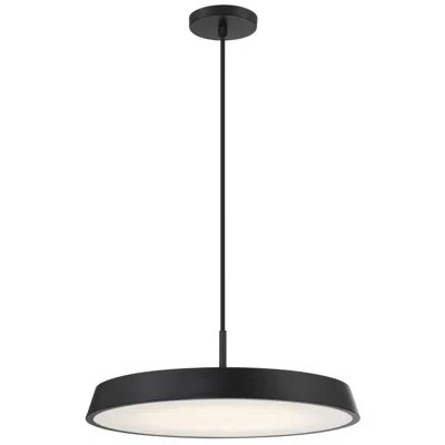 Access Tallinn 18" Wide Matte Black Led Pendant Light