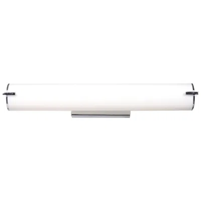 Access Tube - Small Led Vanity - Brushed Steel Finish