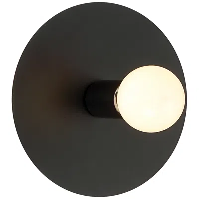 Access Union 6" High Matte Black Wall Sconce