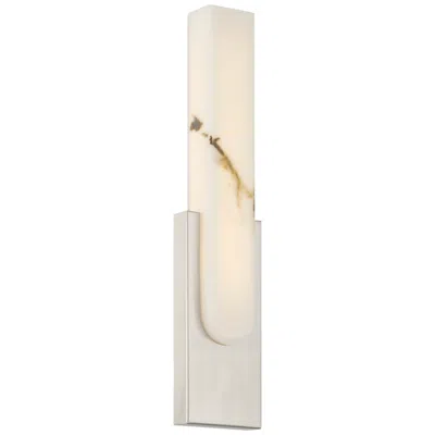 Access Victoria 20" High Brushed Steel Led Wall Sconce