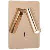 Access Villa Gold Adjustable Led Reading Light Wall Lamp