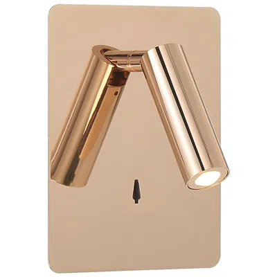 Access Villa Gold Adjustable Led Reading Light Wall Lamp