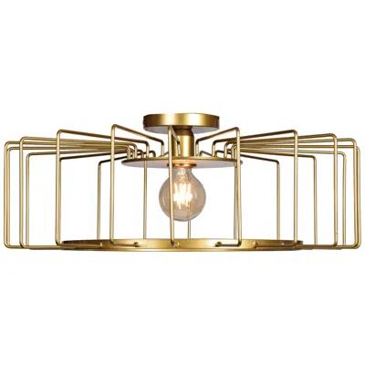 Access Wired 23 1/4" Wide Gold Led Ceiling Light