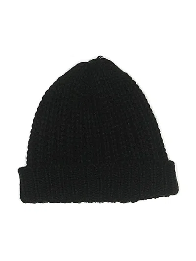 Pre-owned Accessories Beanie Hat In Black
