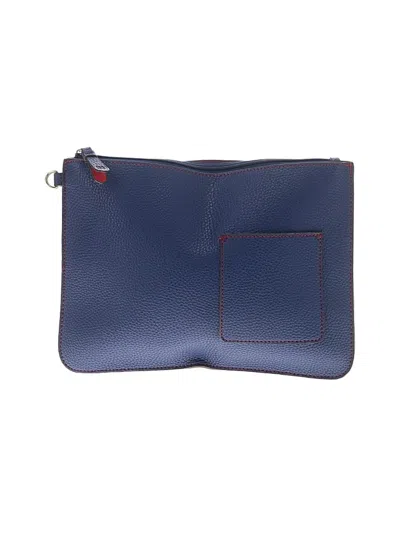 Pre-owned Accessories Clutch In Blue