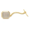 Accessories Engravable 2-tone 22k Tie Tack In Multi
