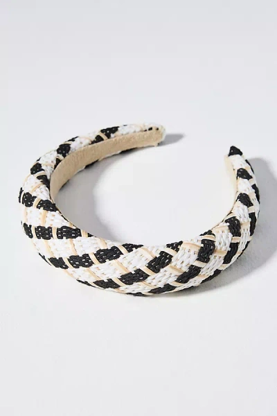 Accessories House Woven Headband In Neutral