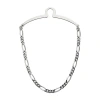 Accessories Rhodium-plated Tie Chain In Gray