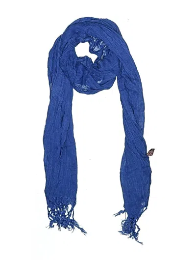 Pre-owned Accessories Scarf In Blue