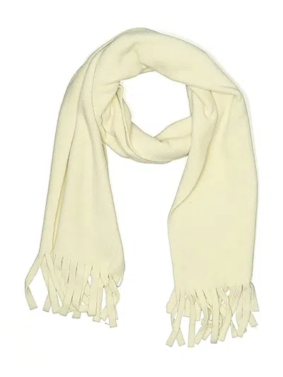 Pre-owned Accessories Scarf In Ivory