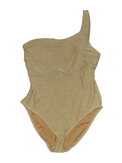Pre-owned Accessorize Bodysuit In Gold