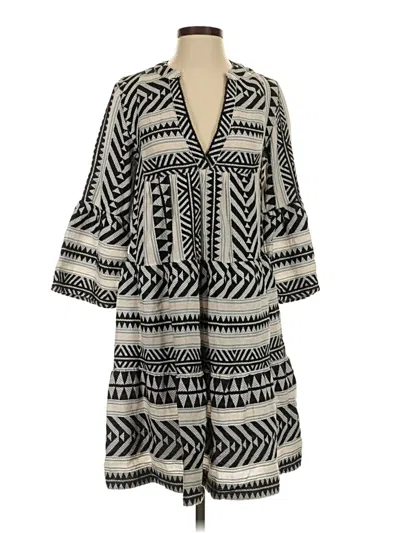 Pre-owned Accessorize Casual Dress In Gray