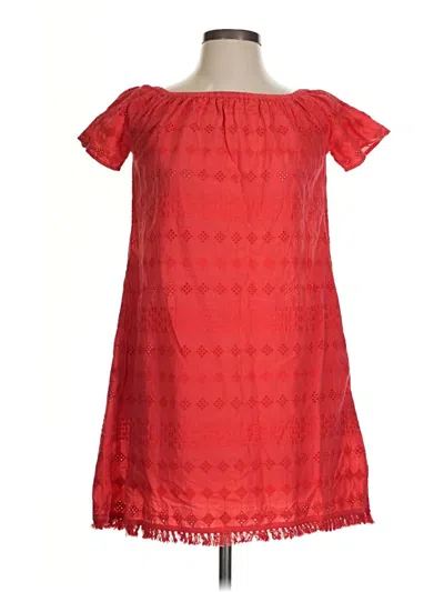 Pre-owned Accessorize Casual Dress In Red