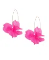 Accessory Concierge Air Bloom Drop Earrings In Bright Pink