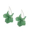 Accessory Concierge Air Bloom Drop Earrings In Green