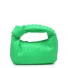 Accessory Concierge Braided Hattie Bag In Green In Green