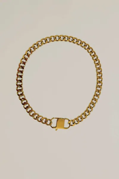 Accessory Concierge Chain Link Necklace In Gold
