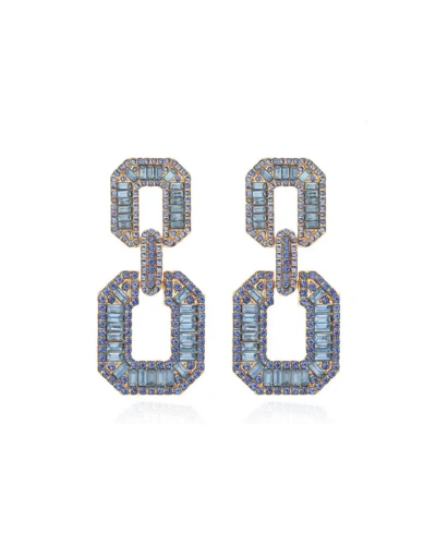 Accessory Concierge Crystal Window Drop Earrings In Multi