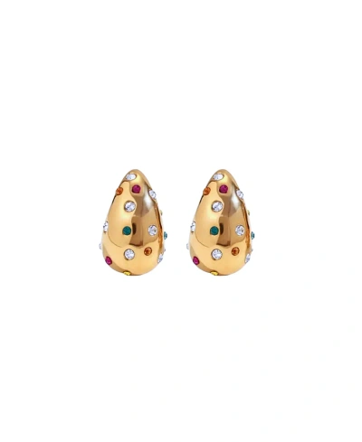 Accessory Concierge Gemstone Teardrop Earrings In Multicolor