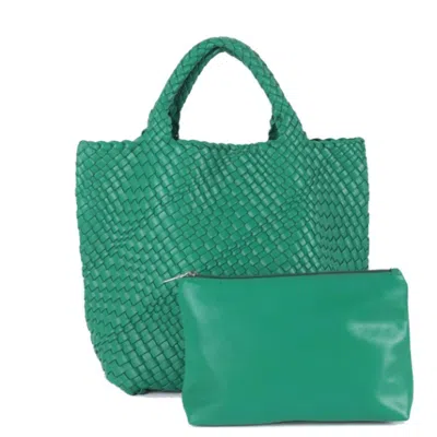 Accessory Concierge Molly Everyday Tote Bag In Emerald In Gold
