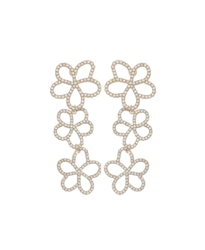 Accessory Concierge Pave Posey Drop Earrings In Clear