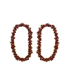 Accessory Concierge Women's Crystal Garland Drop Earrings In Garnet